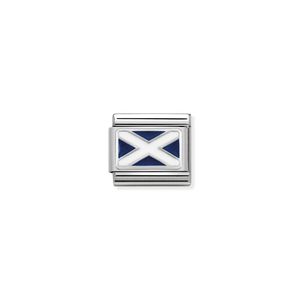 Preview image of Nomination Composable Classic Link Scotland Flag In Sterling Silver