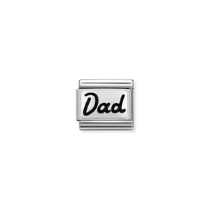 Nomination Composable Classic Link Dad In Sterling Silver