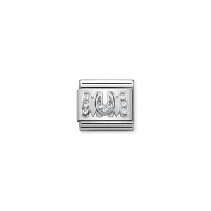 Nomination Composable Classic Link Mum In Sterling Silver