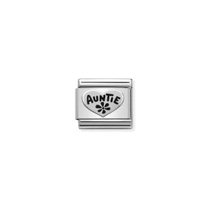 Preview image of Nomination Composable Classic Auntie Link With Heart In Sterling Silver