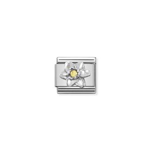 Preview image of Nomination Composable Link Silver Daffodil In Sterling Silver