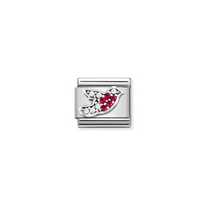 Preview image of Nomination Composable Classic Link Stone Set Robin In Sterling Silver