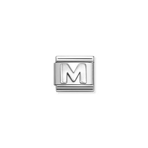 Nomination Composable Classic Link Letter M In Sterling Silver