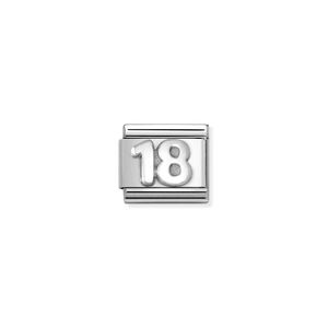 Preview image of Nomination Composable Classic Link Number 18 In Sterling Silver