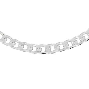 Preview image of Sterling Silver Diamond Cut 20'' Curb Chain