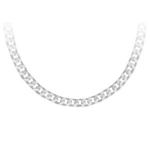 Preview image of Sterling Silver 22'' flat squared curb chain