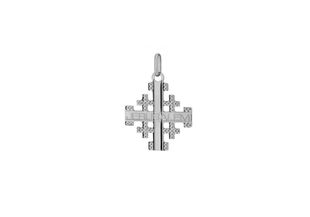 Preview image of Sterling Silver Jerusalem Cross Pendant