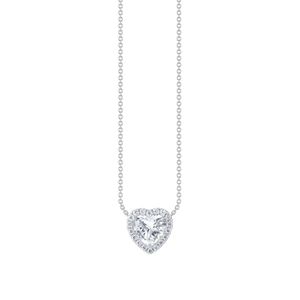 Preview image of Thomas Sabo Silver Halo Heart Necklace  