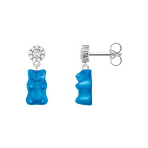 Preview image of Thomas Sabo x Haribo My GoldBear Blue CZ Earrings 