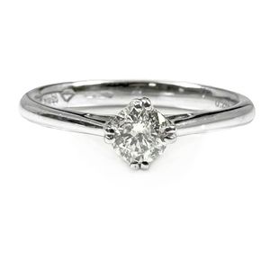 Preview image of Platinum 0.26ct Round Brilliant Cut Diamond Solitaire