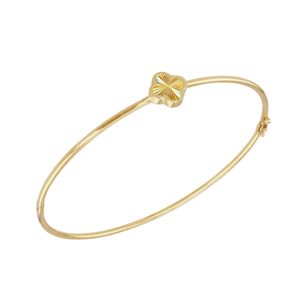 Preview image of 9ct Gold Rainbow Petal Bangle 