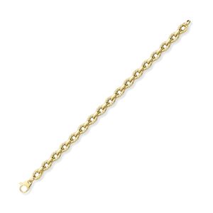 Preview image of 9ct Gold Twisted Oval Link Bracelet 