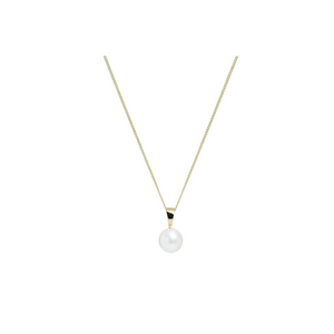Preview image of 9ct Yellow Gold 8-8.5mm White Cultured Round Pearl Pendant