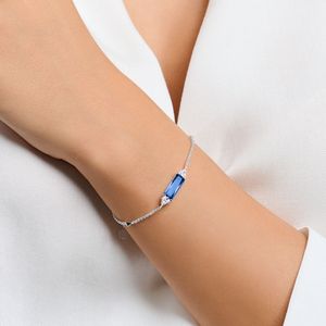 Thomas Sabo Deep Blue Stone Silver Bracelet