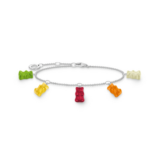 Preview image of Thomas Sabo x Haribo My Goldbear Multi Bear Silver Bracelet 
