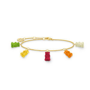Preview image of Thomas Sabo x Haribo My Goldbear Multi Bear Gold Bracelet 