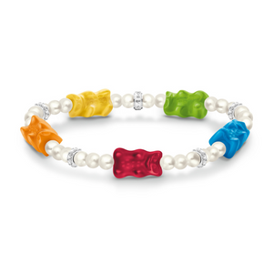 Preview image of Thomas Sabo x Haribo My GoldBear Multi Bear Pearl Bracelet 