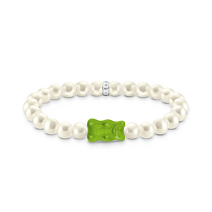 Preview image of Thomas Sabo x Haribo My GoldBear Green Pearl Bracelet 
