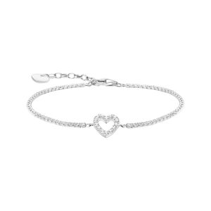 Preview image of Thomas Sabo Silver Heart Tennis Bracelet 