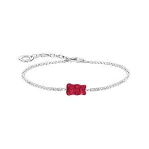 Preview image of Thomas Sabo x Haribo My Goldbear Red Silver Cubic Zirconia Bracelet