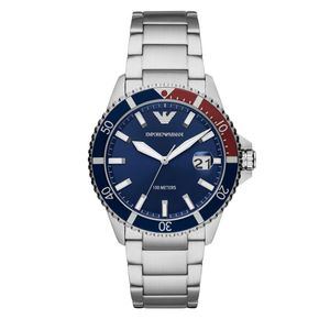 Preview image of Emporio Armani Diver 42mm Steel Blue Quartz Bracelet Watch