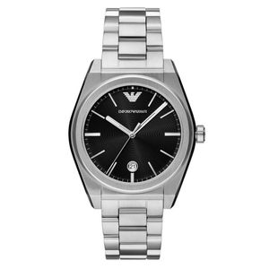 Preview image of Emporio Armani Frederico 41mm Black Steel Bracelet Watch
