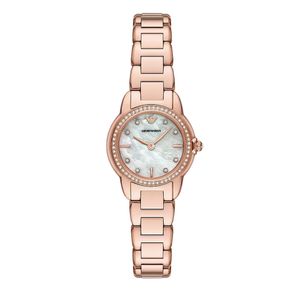Preview image of Emporio Armani Mia 26mm Mother Of Pearl Rose Gold Plated Quartz Bracelet Watch
