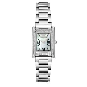 Preview image of Emporio Armani Genni 32mm Steel Mother Of Pearl Quartz Bracelet Watch