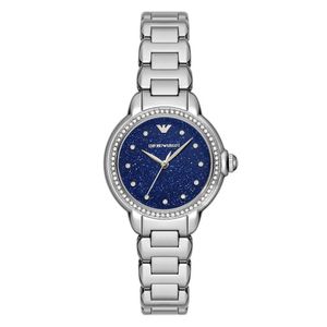 Preview image of Emporio Armani Mia 32mm Starry Night Blue Stone Set Steel Bracelet Watch