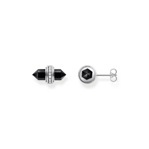 Thomas Sabo Hexagonal Onyx Stud Earrings