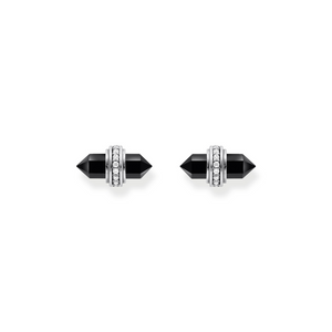 Thomas Sabo Hexagonal Onyx Stud Earrings