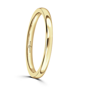 Preview image of 18ct Yellow Gold 2mm plain Ladies Wedding Ring