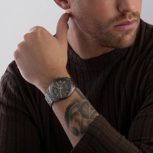 Preview image of BOSS Sky Traveller 44mm Grey  Quartz Chronograph Bracelet Watch