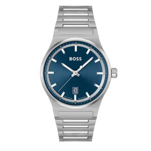 Preview image of Boss Candor 41mm Steel Blue Dial Quartz Bracelet Watch