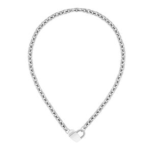 Preview image of Boss Dinya Steel Heart Chain Necklace