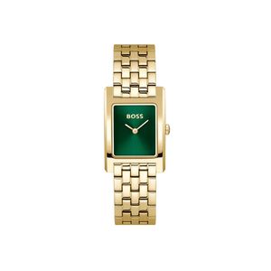 Preview image of Boss Lucy 24.5mm Gold Plated Steel Green Dial Quartz Watch 