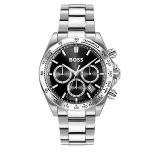 Preview image of Boss Hero 2.0 43mm Black Steel Quartz Chronograph Bracelet Watch