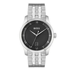 Preview image of BOSS Principle 41mm Black Steel Quartz Bracelet Watch
