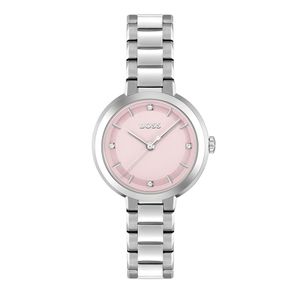 Preview image of Boss Sena 34mm Pink Crystal Set Stainless Steel Bracelet Watch