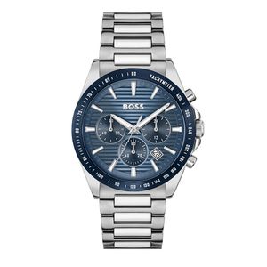 Preview image of Boss Strike 41mm Steel Blue Dial Quartz Bracelet Chronograph Watch