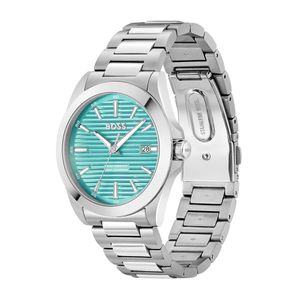Preview image of BOSS Strike 41mm Turquoise Steel Mens Quartz Bracelet Watch