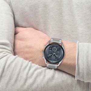 Preview image of Boss Top 44mm Steel Blue Dial Quartz Chronograph Bracelet Watch