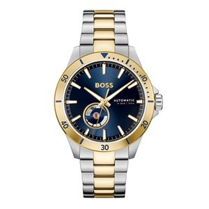 Preview image of BOSS Troper 42mm Blue Bi Colour Automatic Bracelet Watch