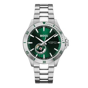 Preview image of BOSS Troper 42mm Green Automatic Bracelet Watch