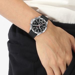 Preview image of Boss Troper 44mm Steel Black Quartz Strap Chronograph Watch