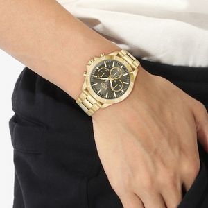 Boss Troper 44mm Steel Gold PVD Quartz Bracelet Chronoraph Watch