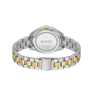 BOSS Sage Sport 34mm Bicolour Silver Dial Quartz Bracelet Watch