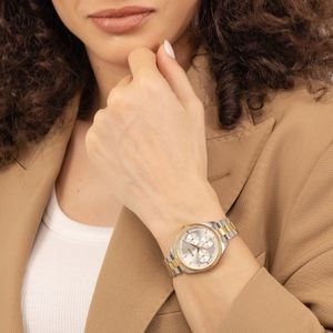 BOSS Sage Sport 34mm Bicolour Silver Dial Quartz Bracelet Watch