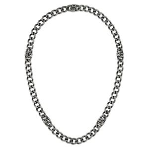 Preview image of Boss Double-B monograms Steel Chain Necklace 