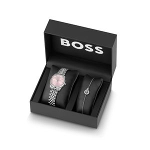 Preview image of Boss Graceful 32mm Pink Steel Watch & Bracelet Gift Set 
